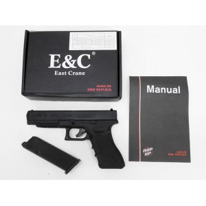 Страйкбольный пистолет Glock-34 EC-1201 металл, GBB, GAS [EAST CRANE]